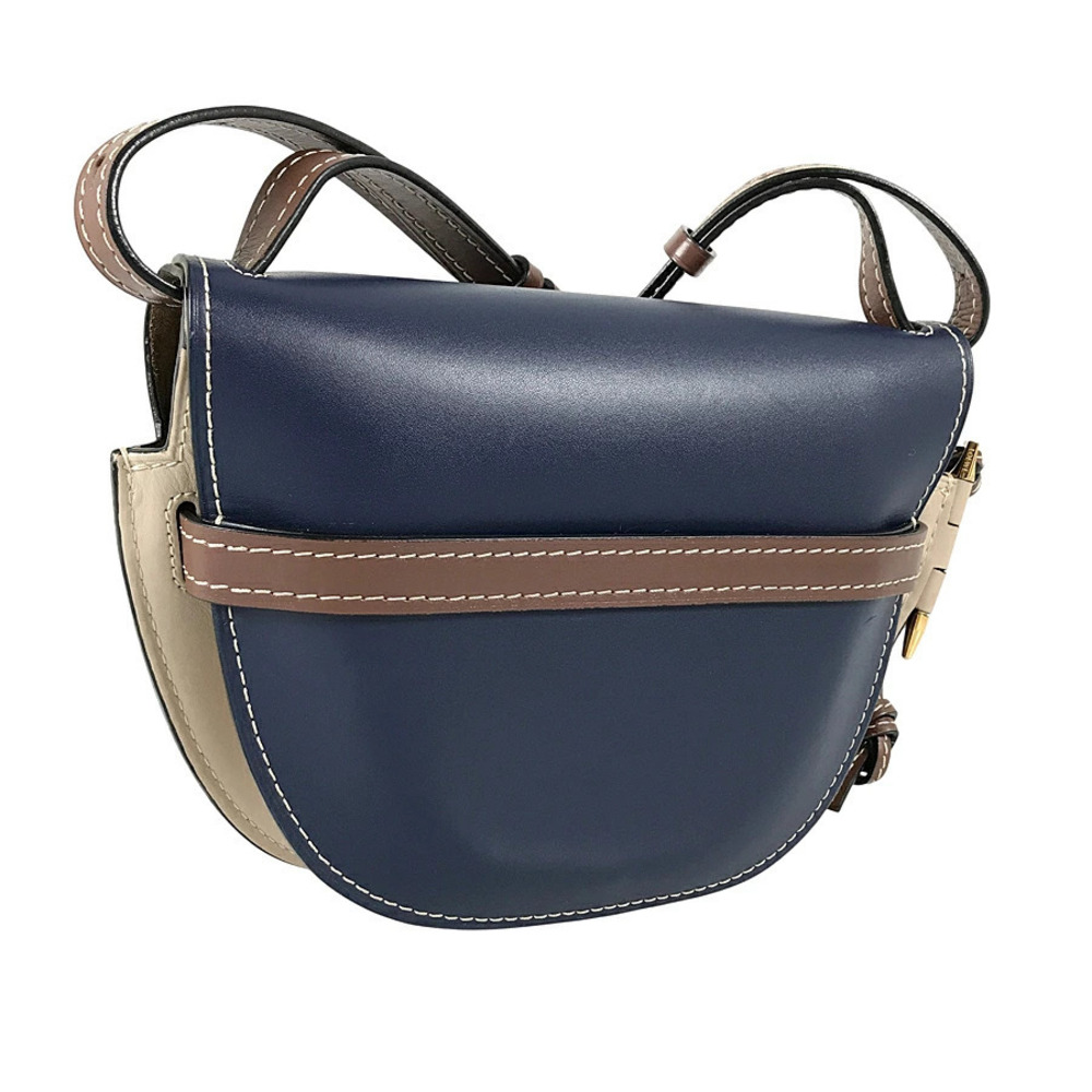 Loewe Bag Gate Shoulder Leather Black
